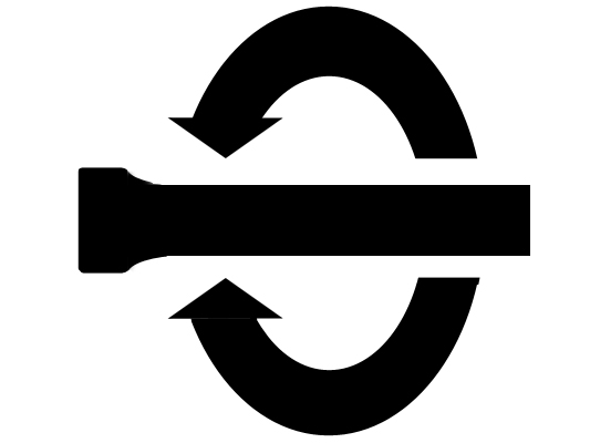 Rotation Mode Symbol On Rotary Hammer Drills